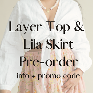Layer Top & Lila Skirt Pre Order