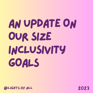 Update on our size inclusivity goals