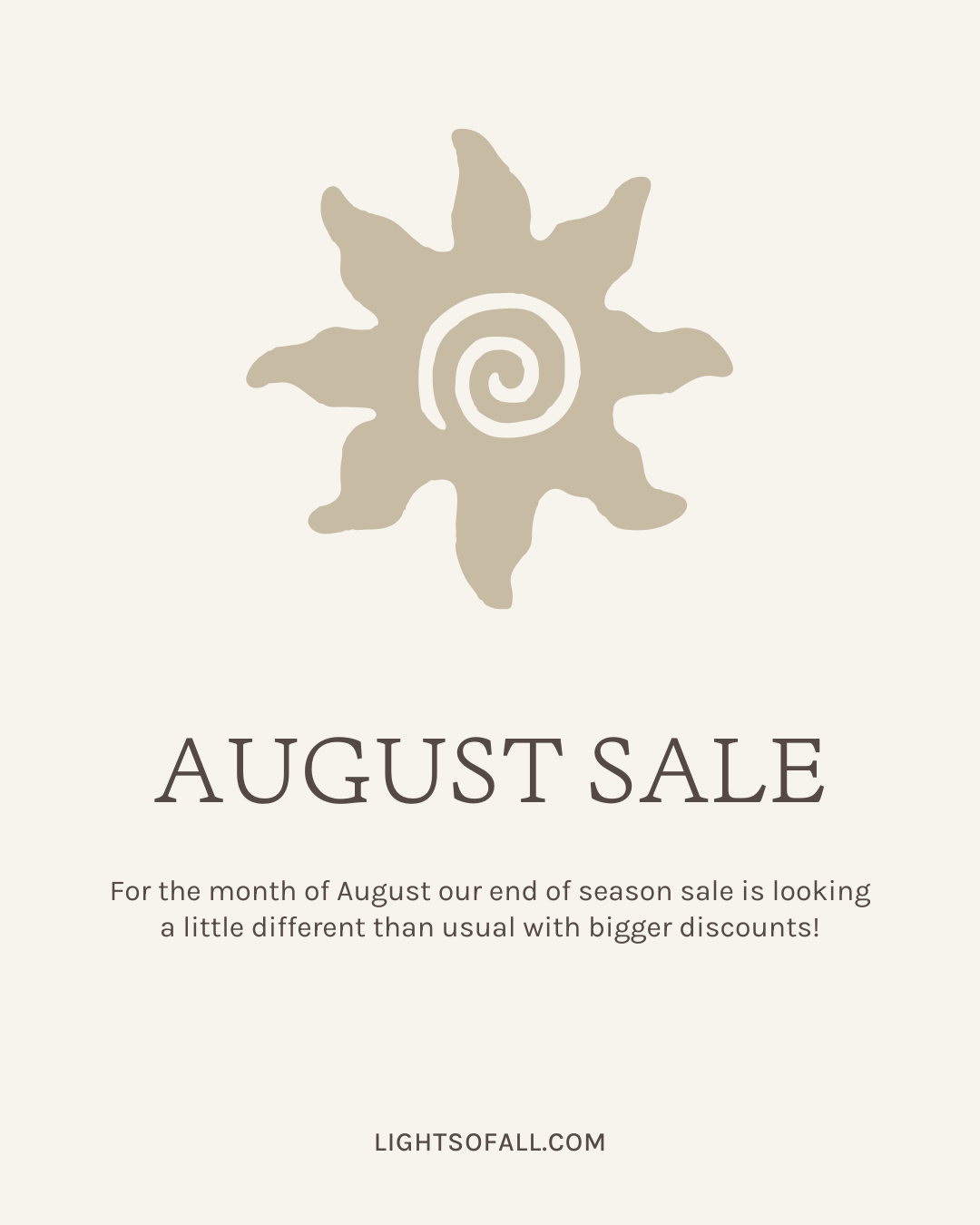 August Promo Names August MEGA promo! – Lights of all