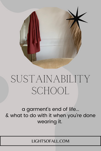 Sustainability School: Garment End of Life