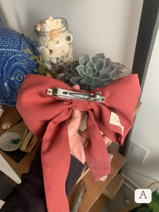 Bow Hair Clip | Upcycled Collection