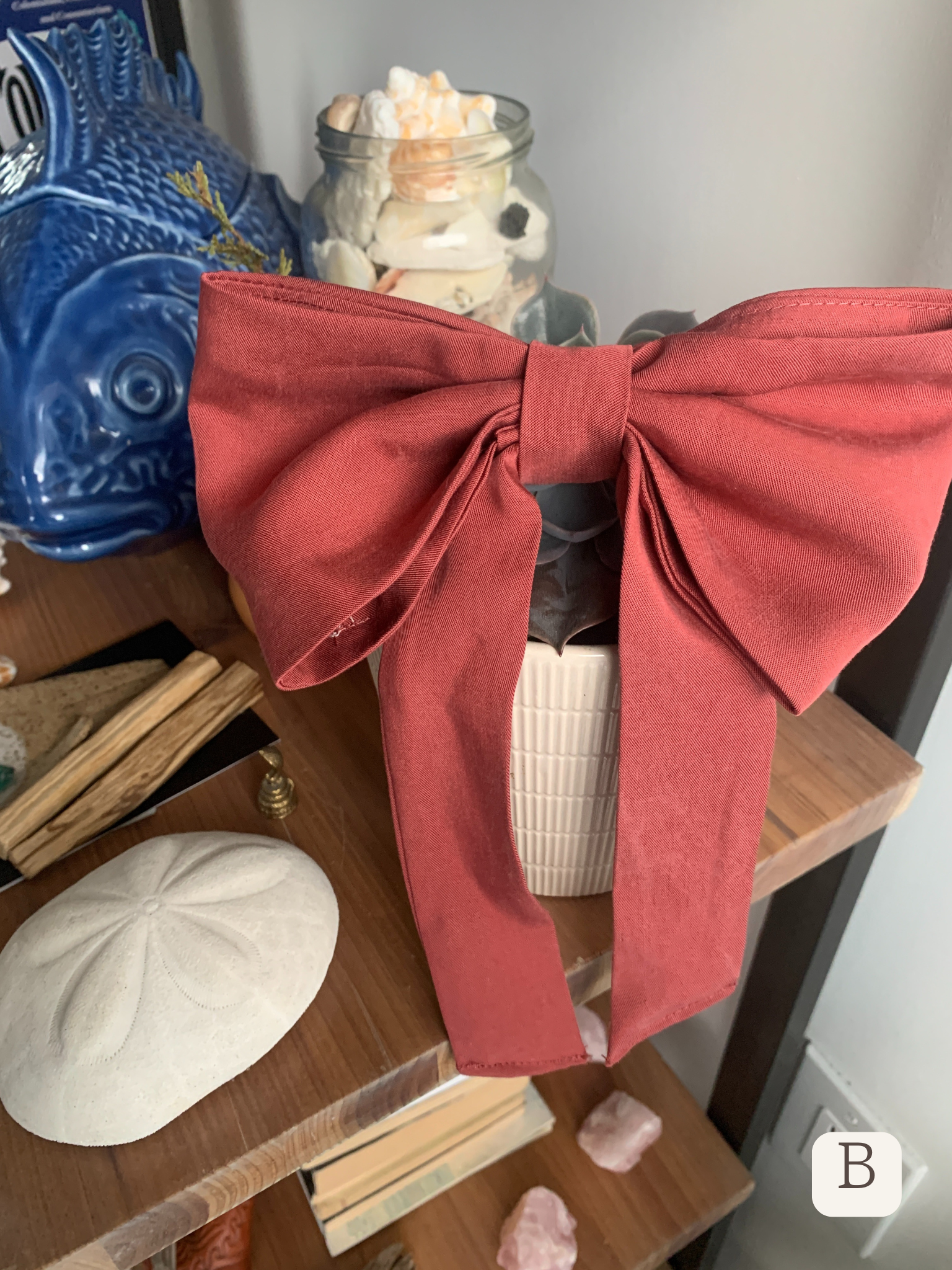 Bow Hair Clip | Upcycled Collection