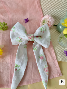 Bow Hair Clip | Upcycled Collection