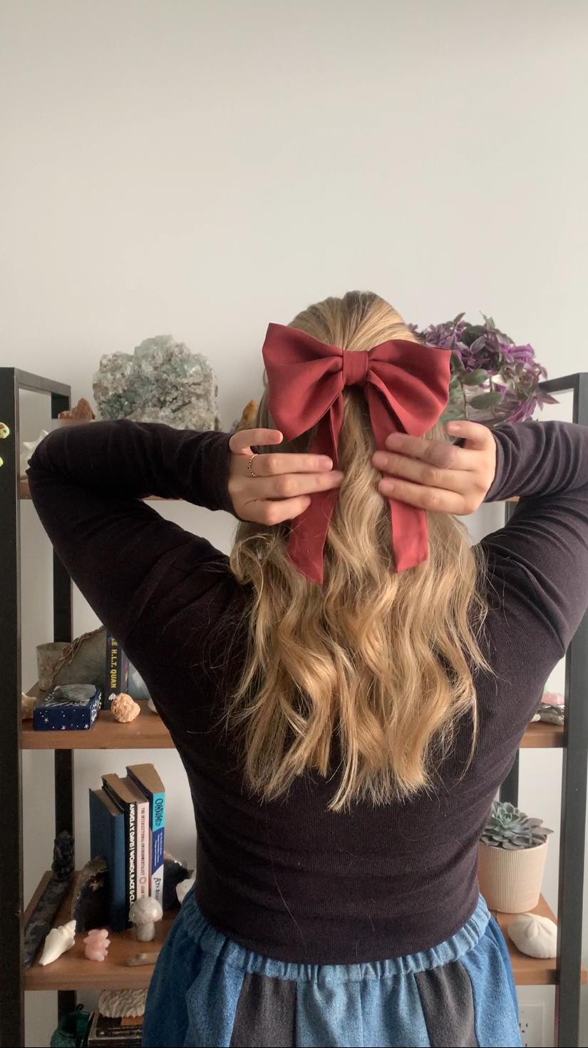 Bow Hair Clip | Upcycled Collection