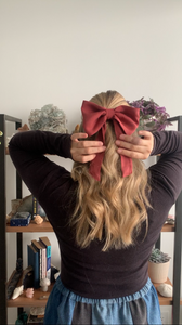 Bow Hair Clip | Upcycled Collection