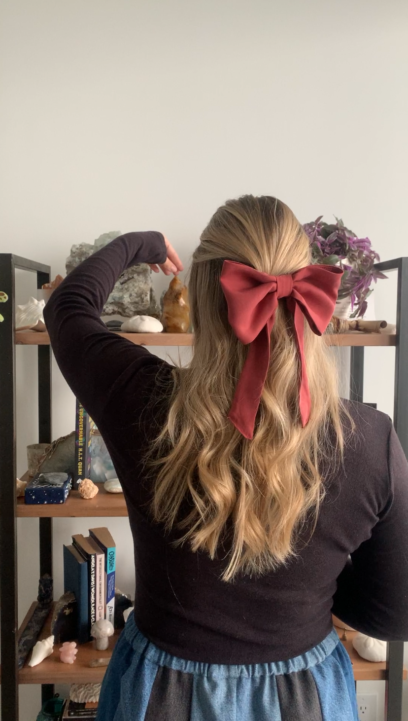 Bow Hair Clip | Upcycled Collection