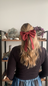 Bow Hair Clip | Upcycled Collection