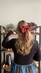 Bow Hair Clip | Upcycled Collection