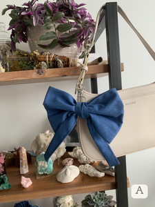 Bow Bag Charm | Upcycled Collection