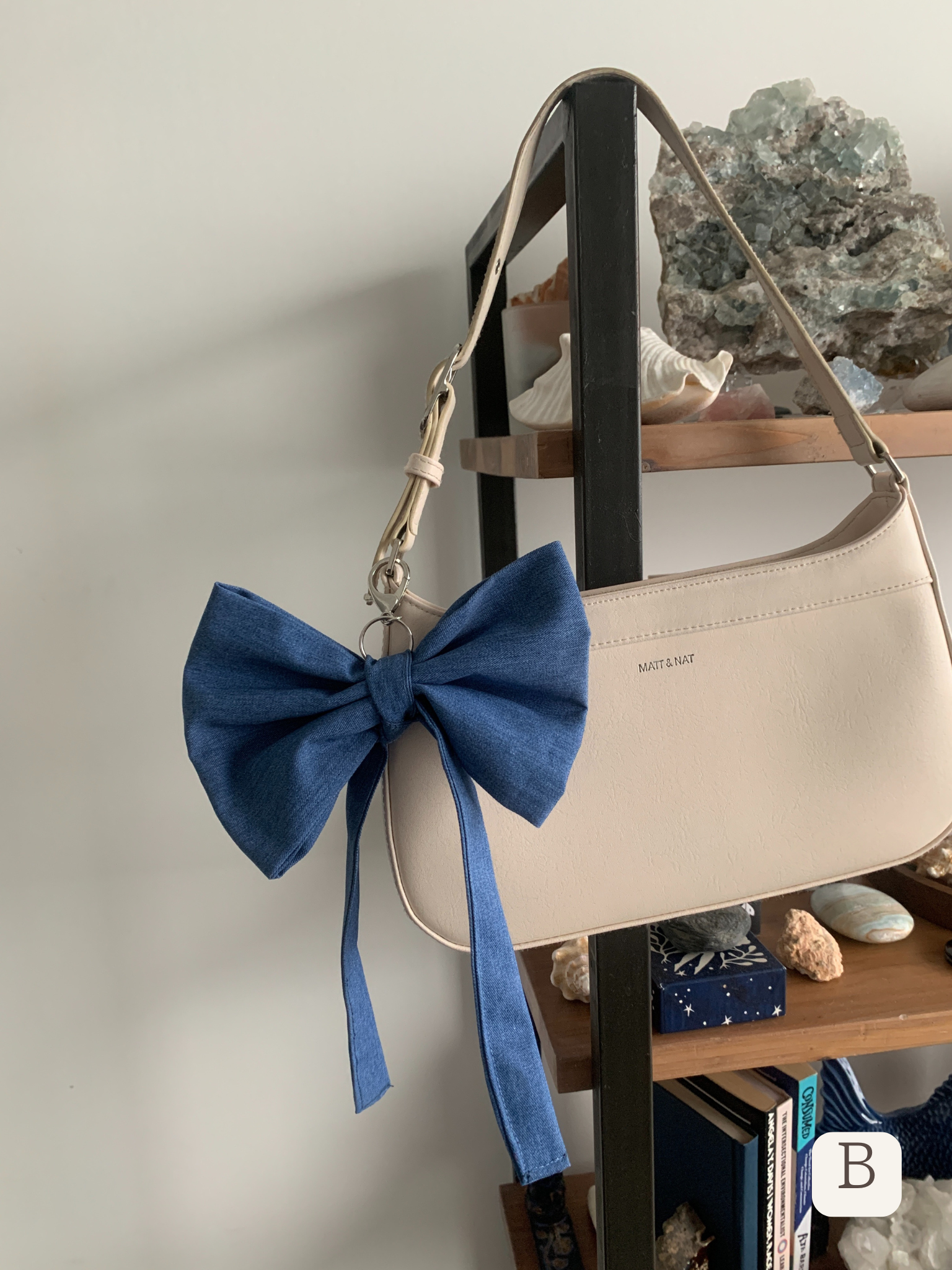 Bow Bag Charm | Upcycled Collection