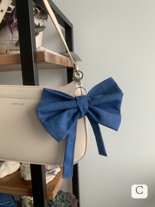 Bow Bag Charm | Upcycled Collection