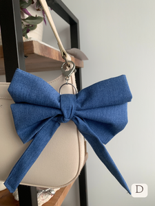 Bow Bag Charm | Upcycled Collection