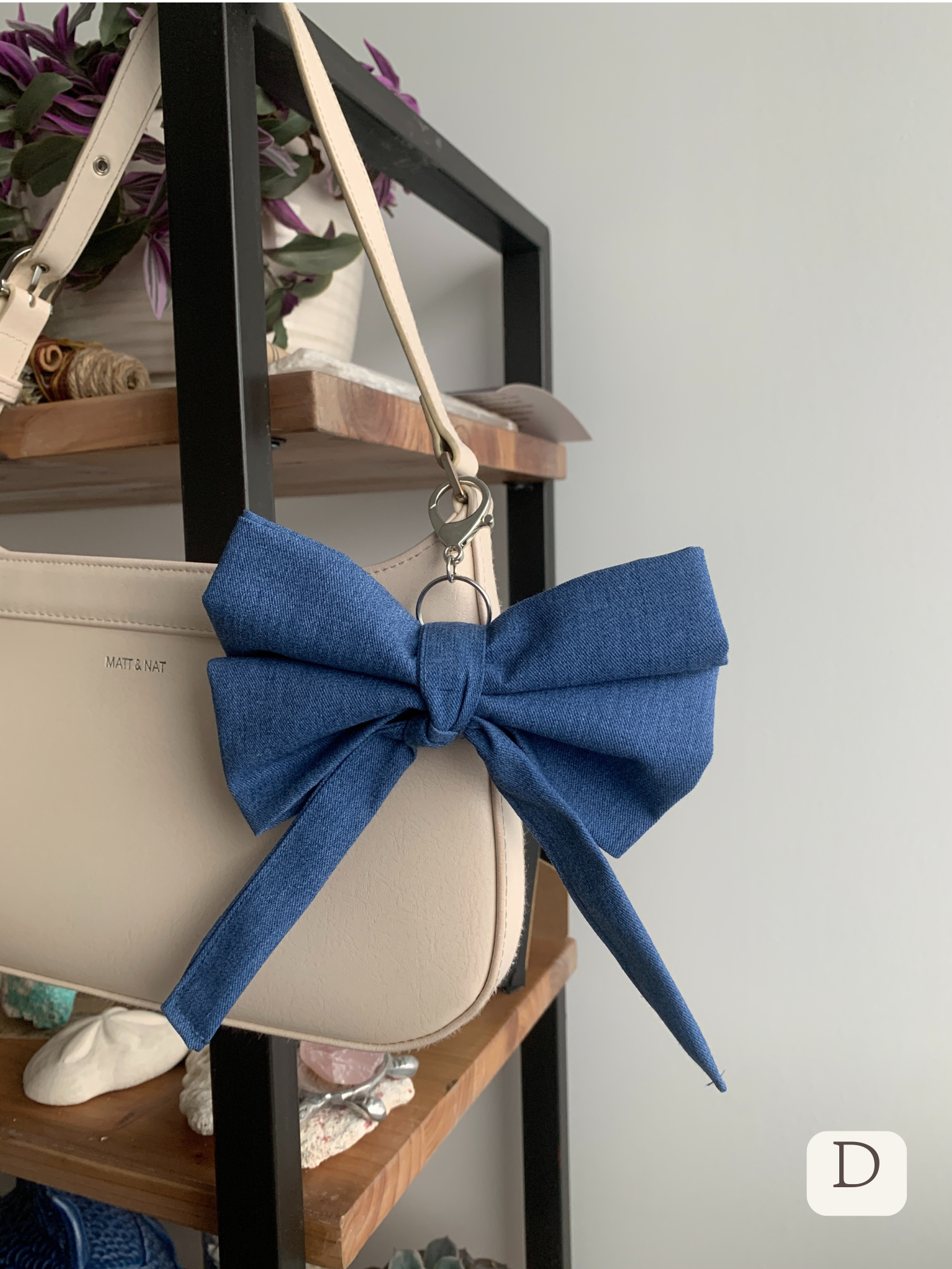 Bow Bag Charm | Upcycled Collection