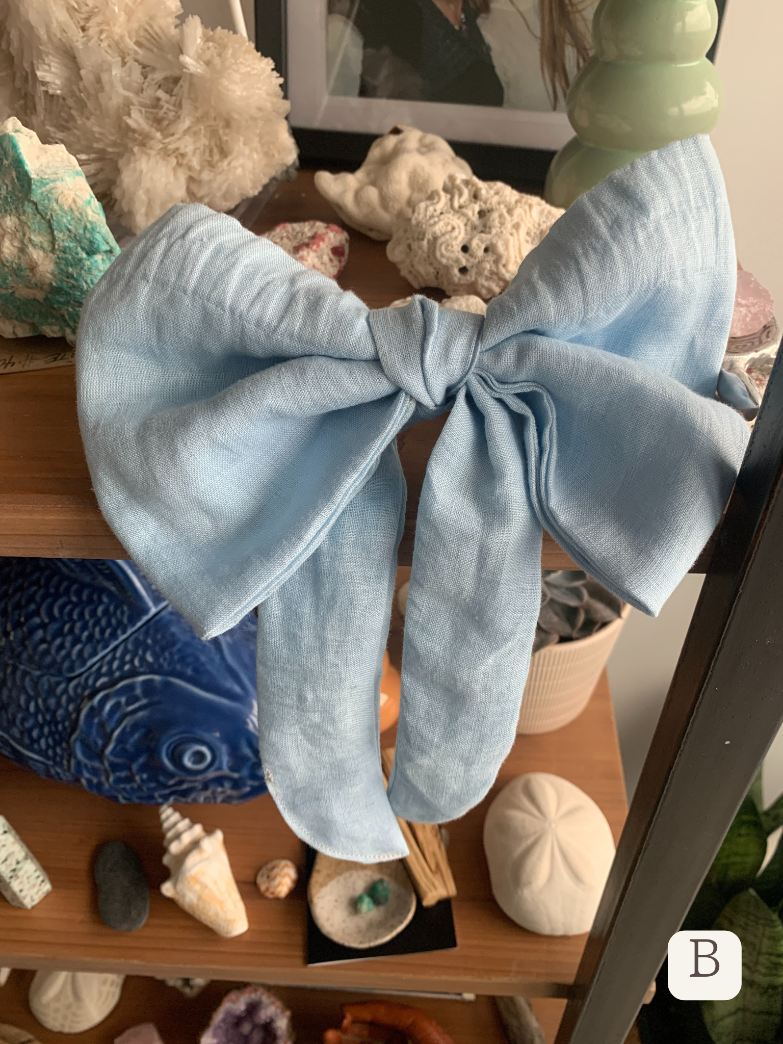 Bow Hair Clip | Upcycled Collection