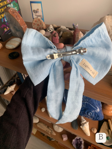 Bow Hair Clip | Upcycled Collection