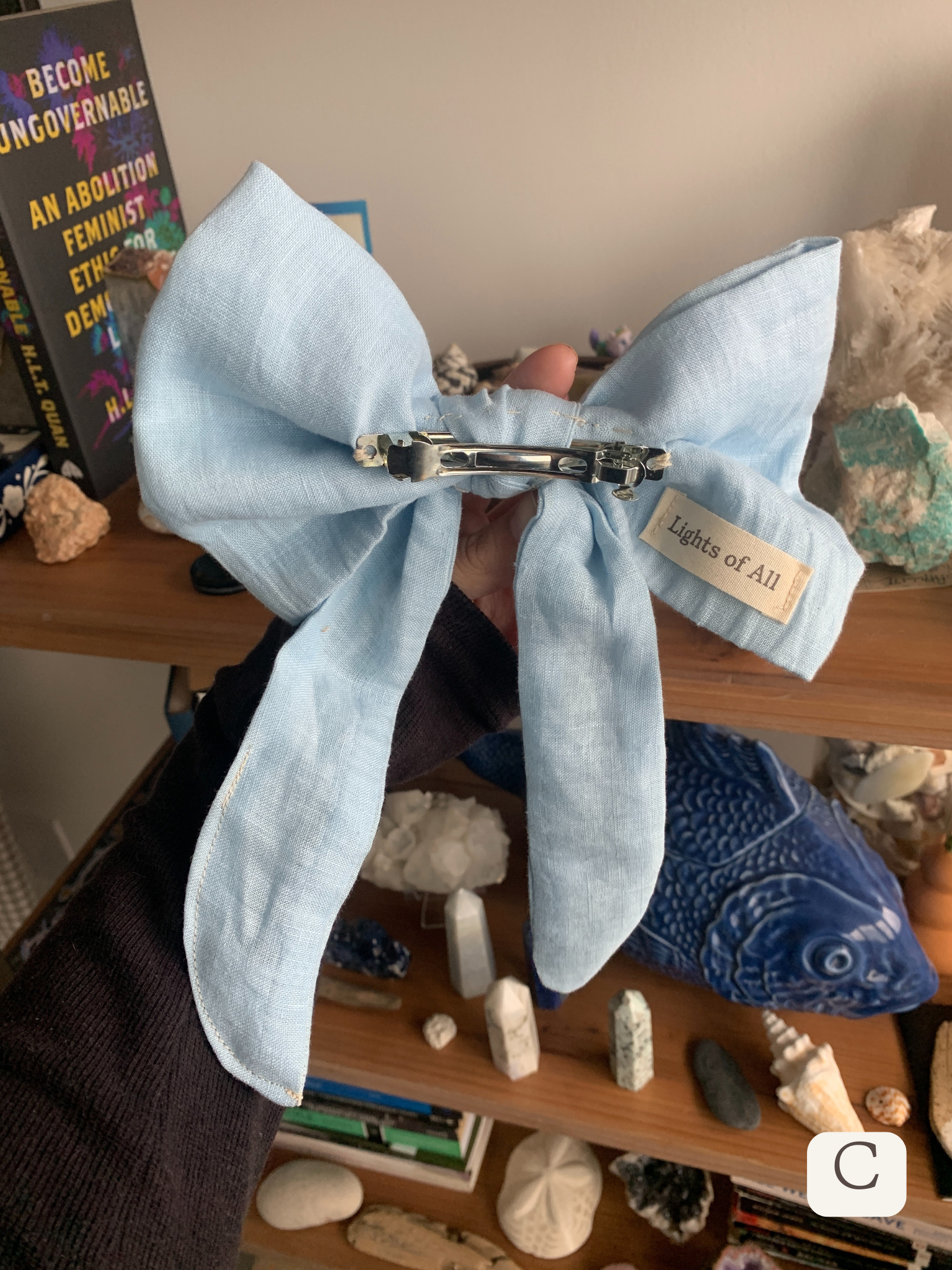 Bow Hair Clip | Upcycled Collection