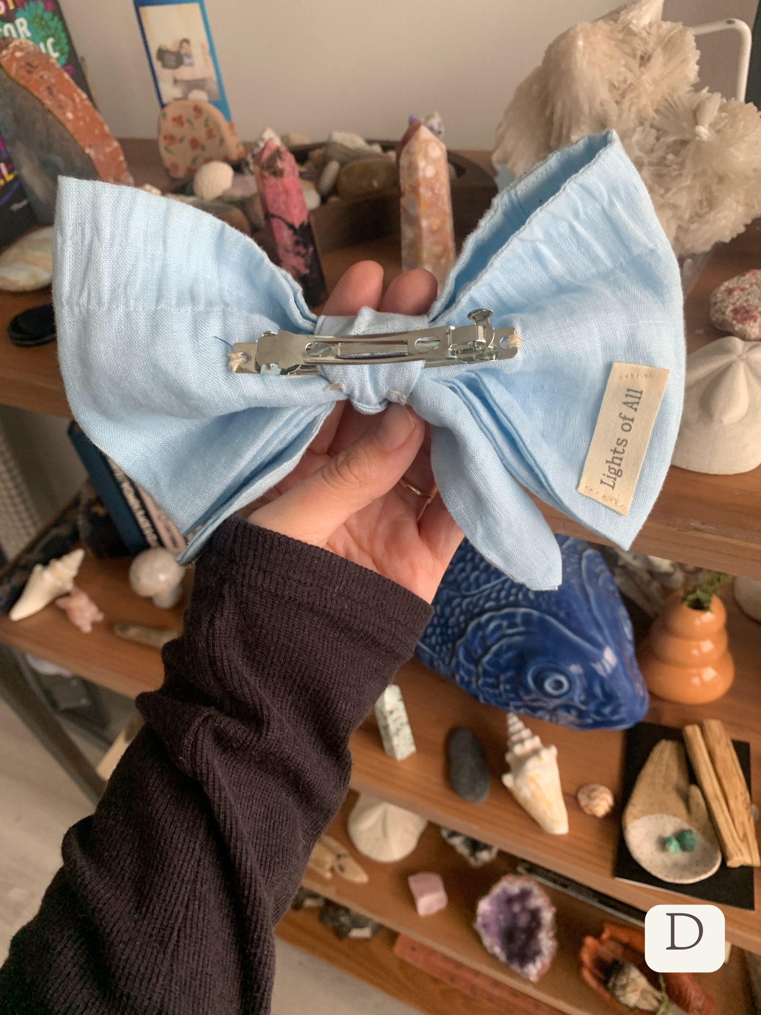 Bow Hair Clip | Upcycled Collection