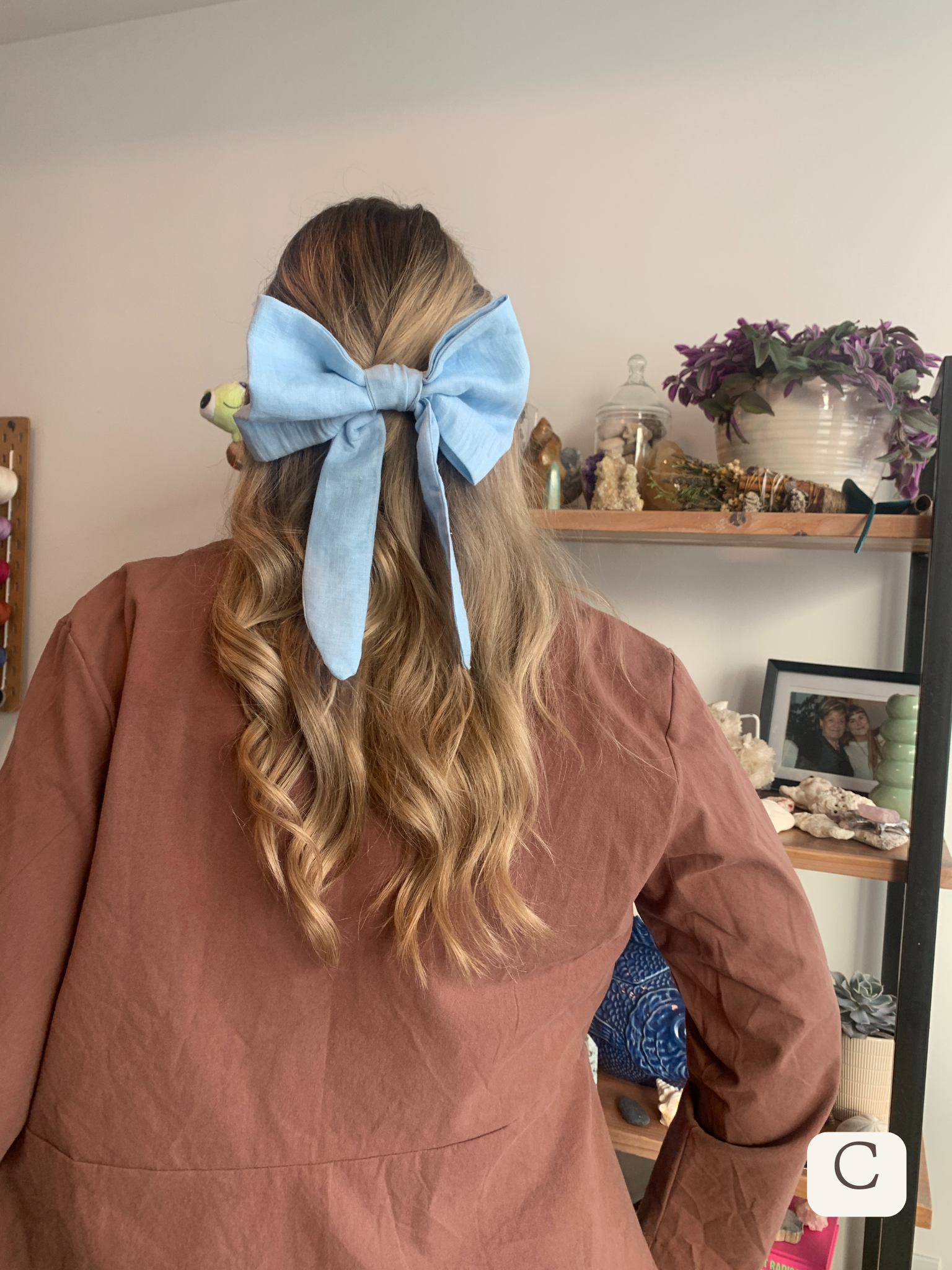 Bow Hair Clip | Upcycled Collection