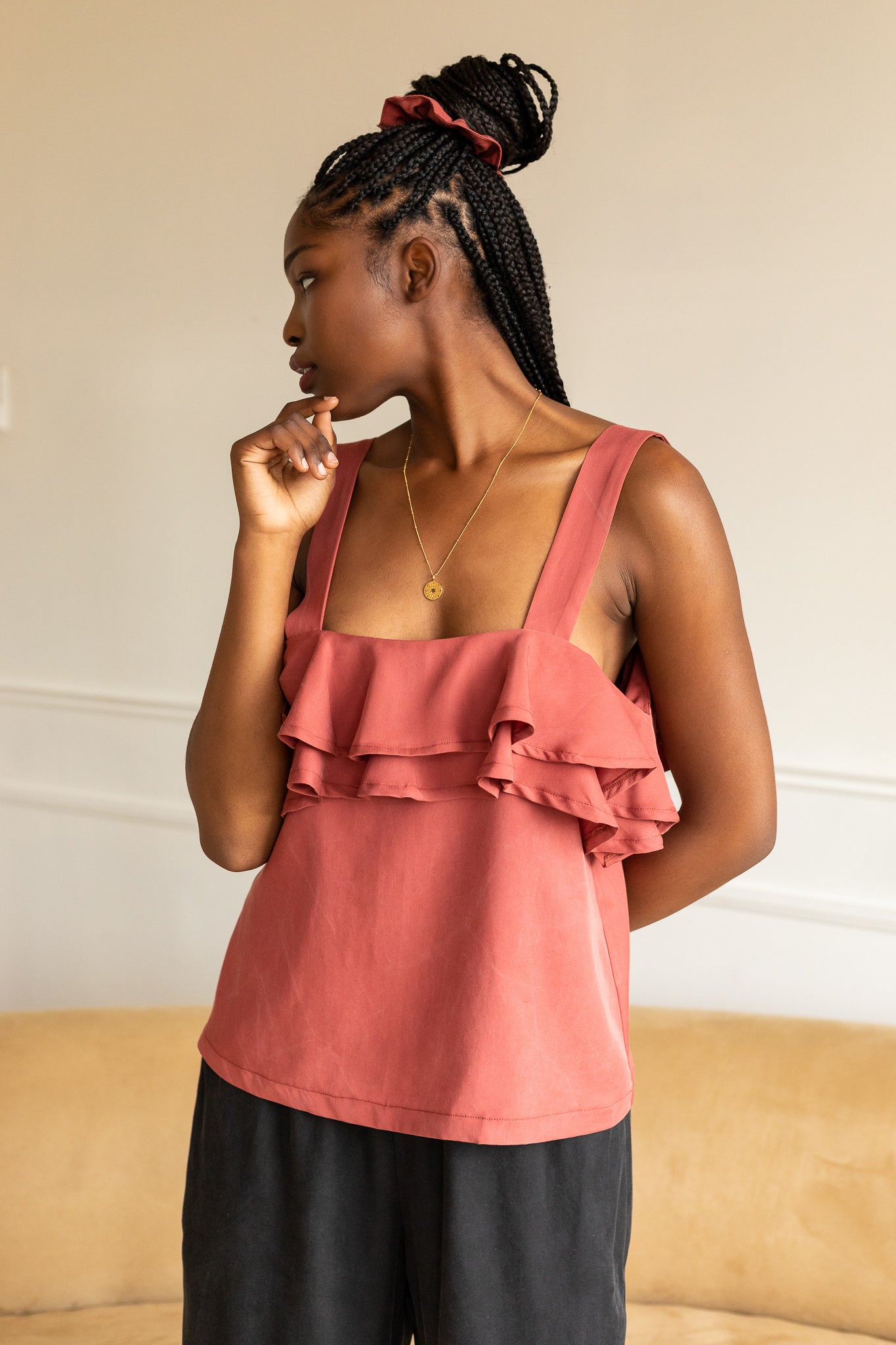 Ruffle Tank | 2 Colors Available